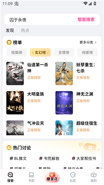 小说社区动态